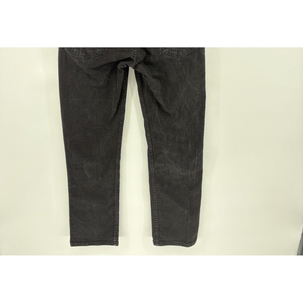 Levi's 514 Jeans Mens (31x30) Black Dark Wash Straight Denim Stretch 5 Pocket - Picture 10 of 10